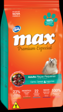 Ração Para Cães Max Premium Especial Raças Pequenas 20kg