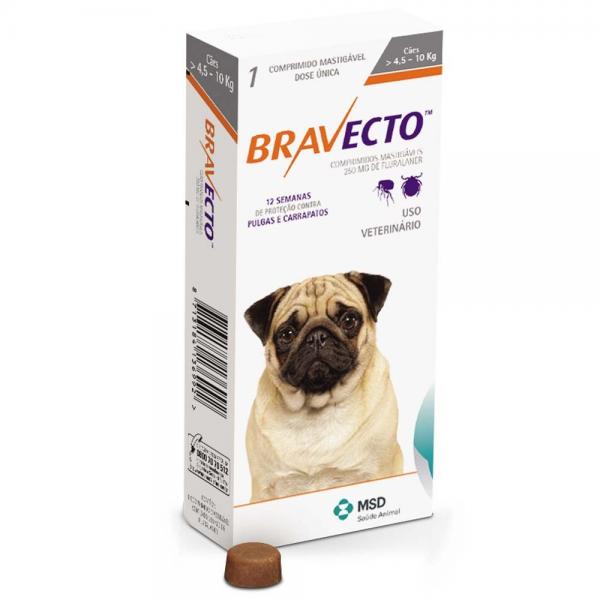 Bravecto 4,5 a 10 Kg